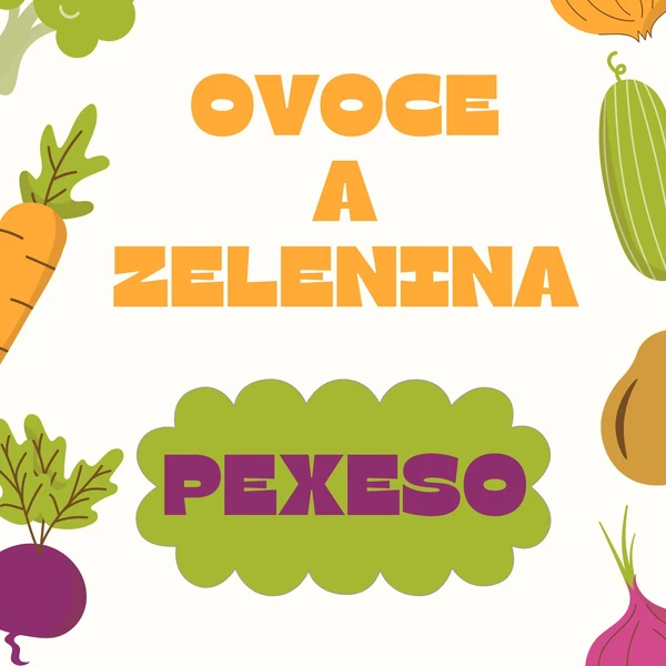 Ovoce a zelenina - pexeso