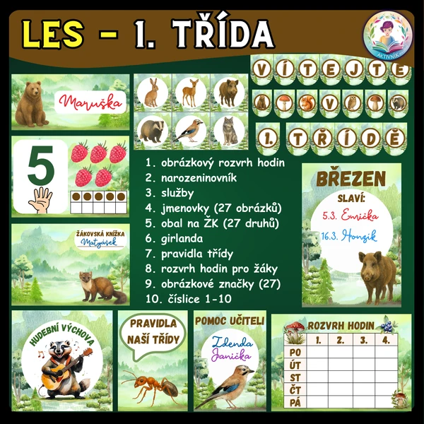 LES - balíček 1. třída