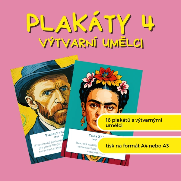 Plakáty 4: Klíčové osobnosti výtvarného umění