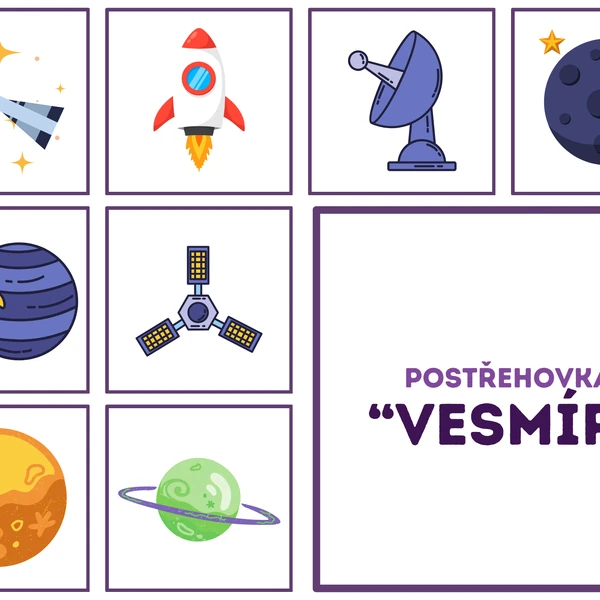 Postřehovka - VESMÍR