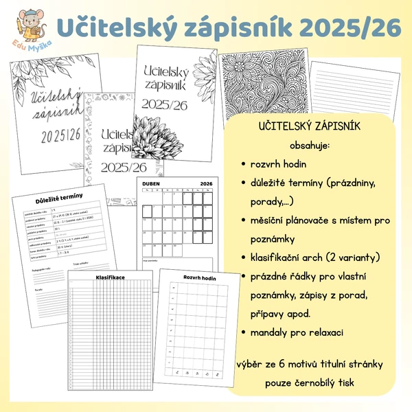 Učitelský zápisník 2025/26