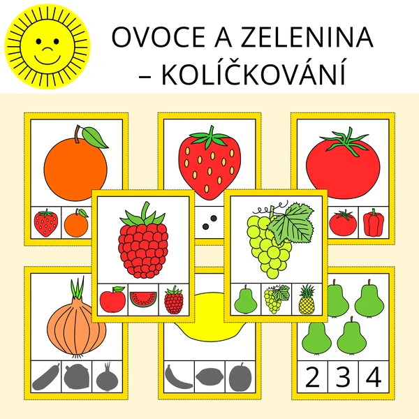 OVOCE A ZELENINA - KOLÍČKOVÁNÍ