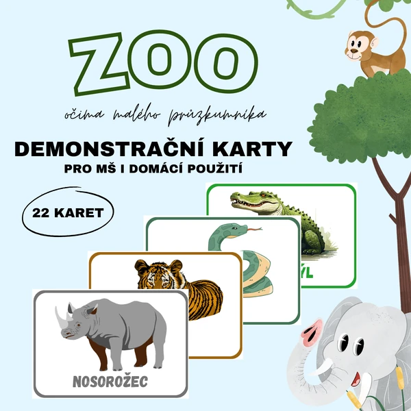 ZOO – demonstrační karty