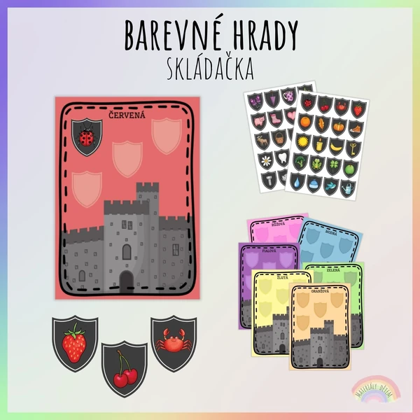 Barevné hrady, skládačka