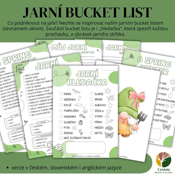 Jarní bucket list + hledačka