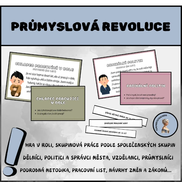 PRŮMYSLOVÁ REVOLUCE: HRA V ROLI, METODIKA HRY