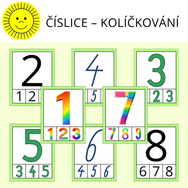 ČÍSLICE - KOLÍČKOVÁNÍ