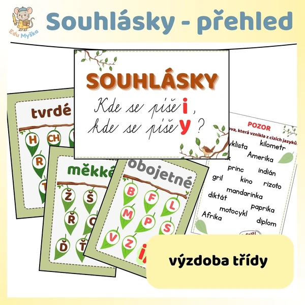 Souhlásky - výzdoba