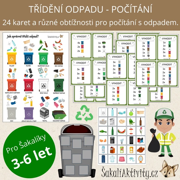 TŘÍDĚNÍ ODPADU - počítání