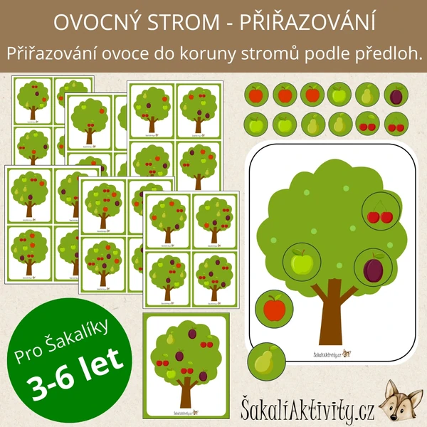  OVOCNÝ STROM - přiřazovací aktivita 
