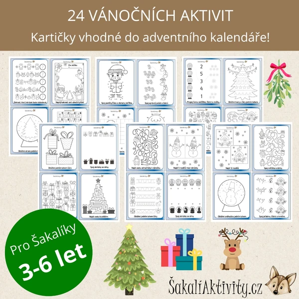 Sada aktivit - 24 VÁNOČNÍCH AKTIVIT