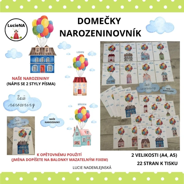 NAROZENINOVNÍK DOMEČKY