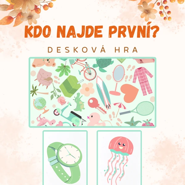 Kdo najde první- desková hra