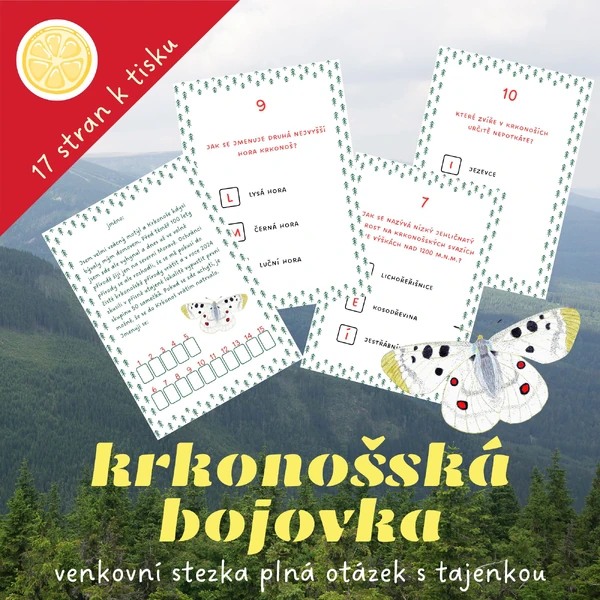 KRKONOŠSKÁ BOJOVKA | venkovní stezka plná otázek s tajenkou