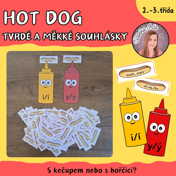 Hot dog - tvrdé a měkké souhlásky