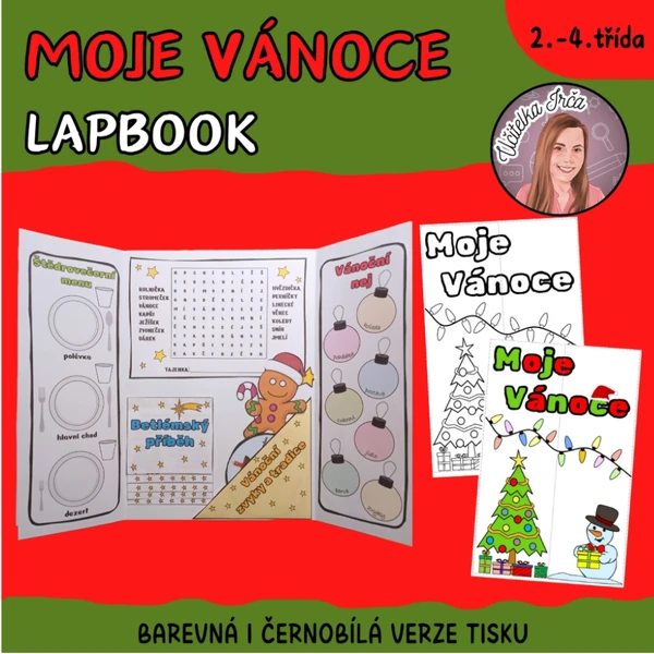 Moje Vánoce lapbook