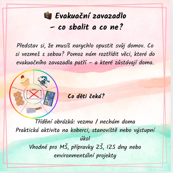 Evakuační zavazadlo