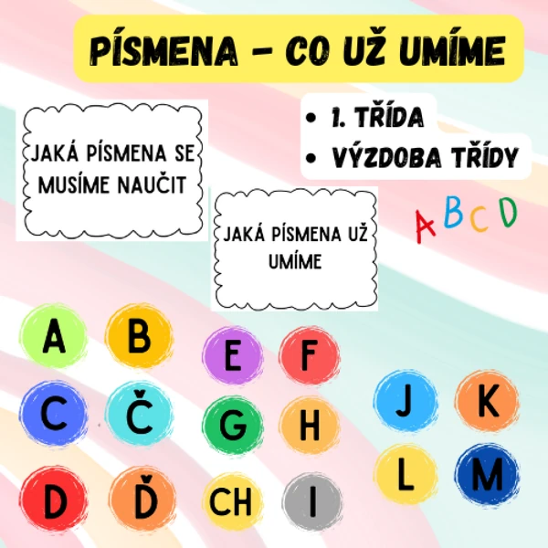 Učíme se písmenka - zachycení pokroků
