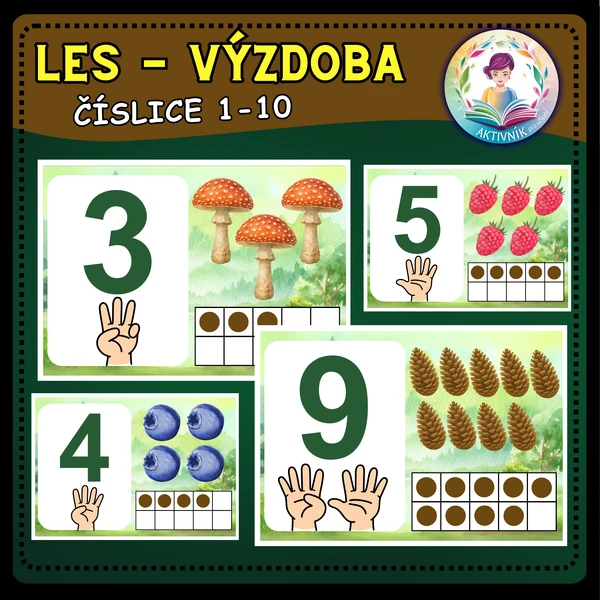 LES - číslice 1-10