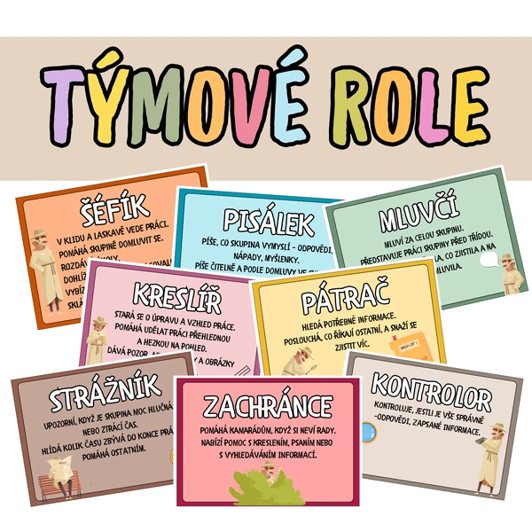 týmové role (kooperativní učení)
