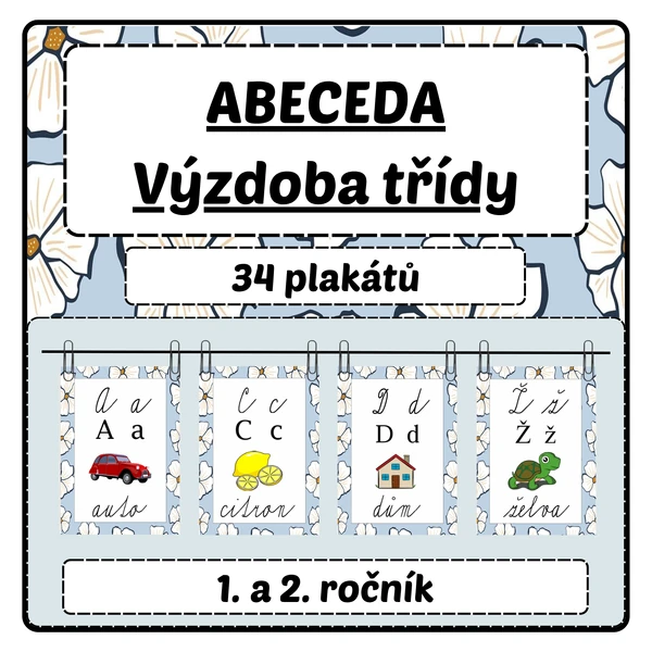 Výzdoba třídy- ABECEDA