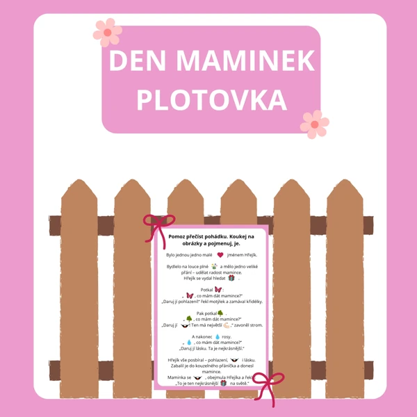 DEN MAMINEK - PLOTOVKA