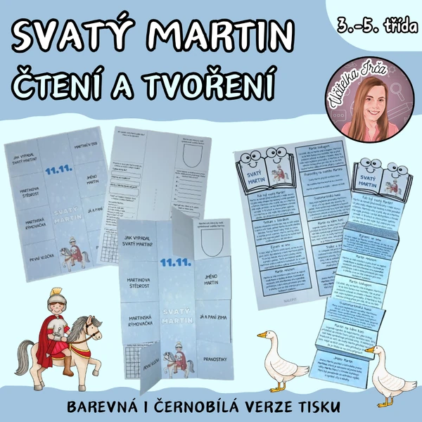 Svatý Martin - čtení a tvoření