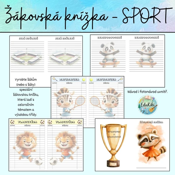 Žákovská knížka - SPORT