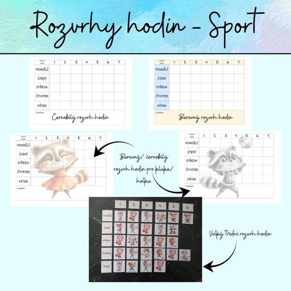 Rozvrh hodin - Sport