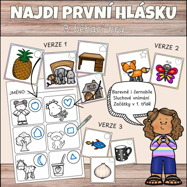 Běhačky - první hláska ve slově