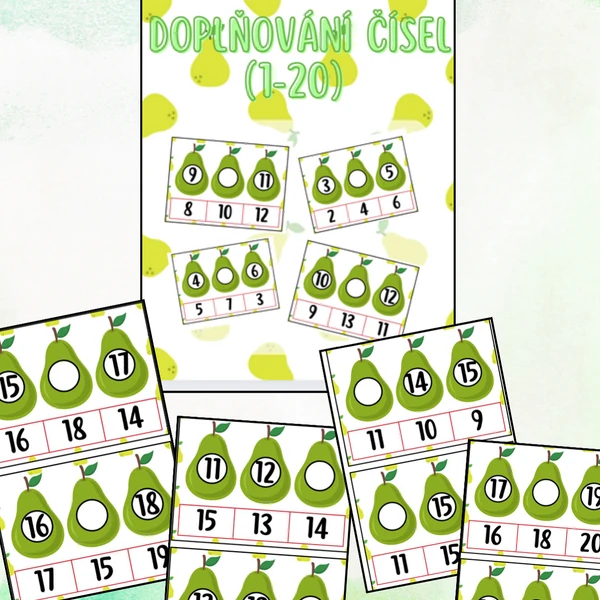 Doplňování čísel (1-20)