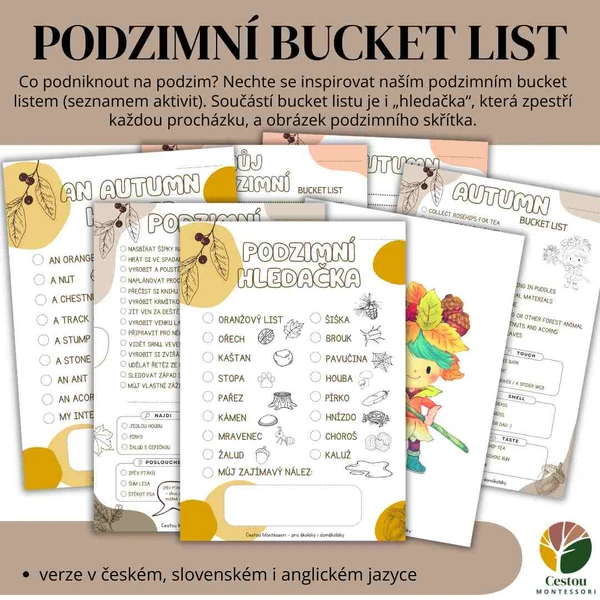 Podzimní bucket list + hledačka