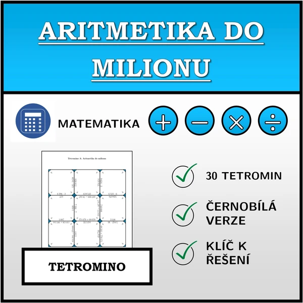 Tetromino - Aritmetika do milionu | matematika