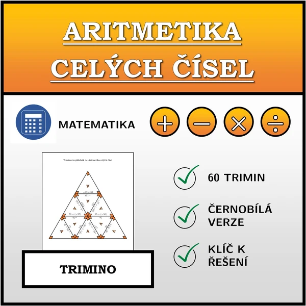 Trimino - Aritmetika celých čísel | matematika