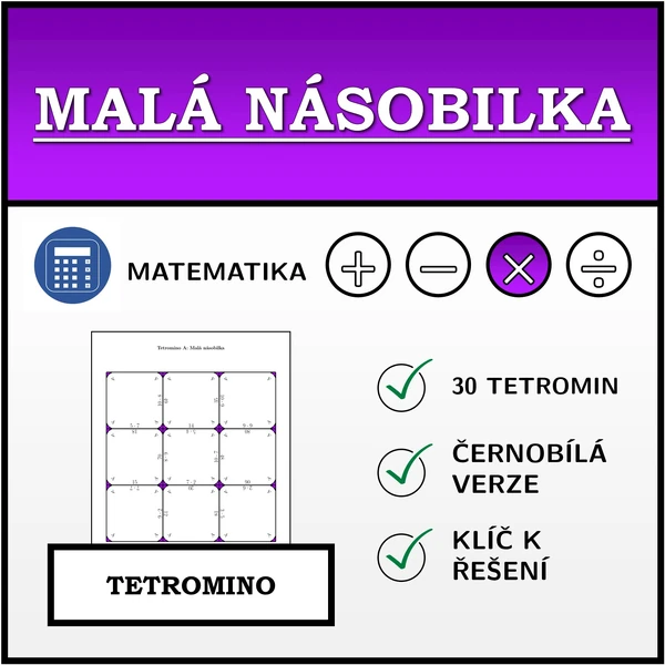 Tetromino - Malá násobilka | matematika