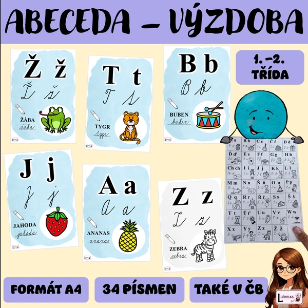 Abeceda - výzdoba 