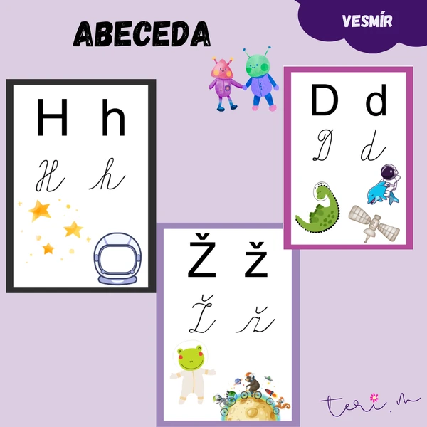 ABECEDA - téma VESMÍR