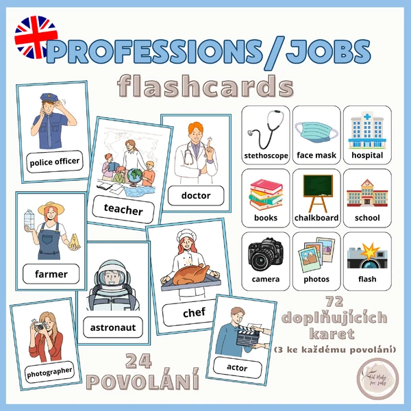 AJ Flashcards - Professions/ Jobs
