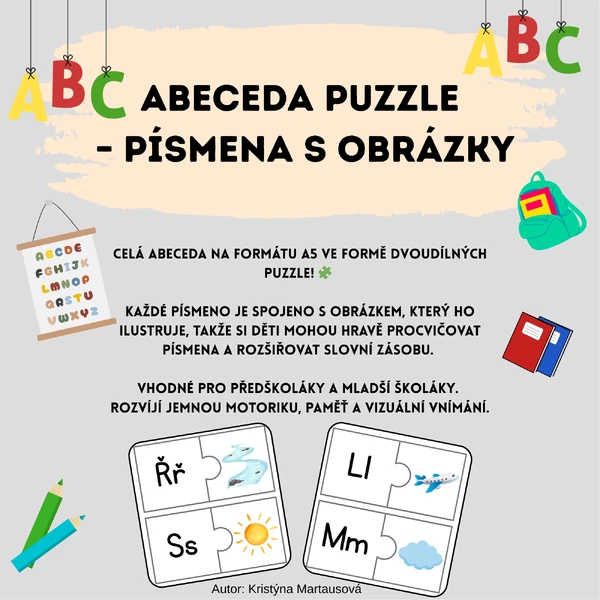 Abeceda - puzzle 