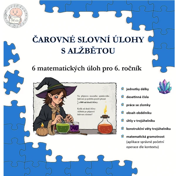 Čarovné slovní úlohy s Alžbětou