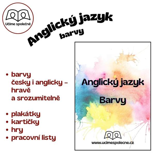 Anglický jazyk - barvy