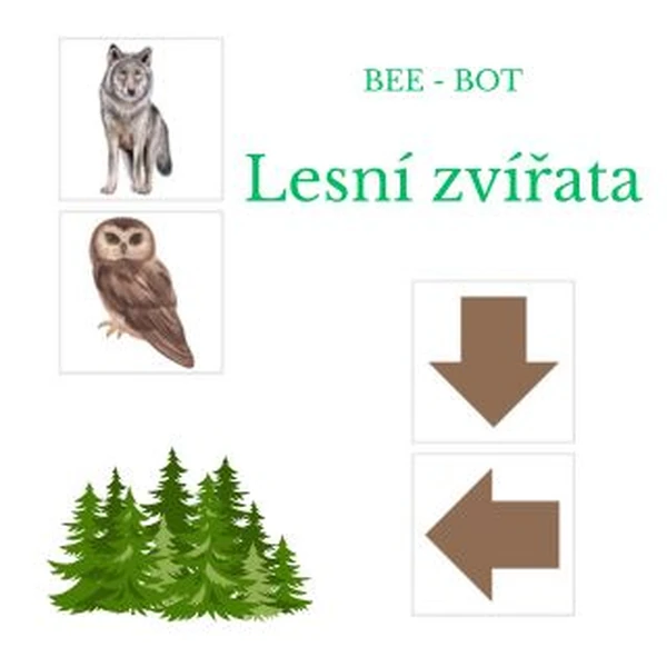 Lesní zvířata - bee bot
