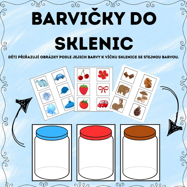 Barvičky do sklenic