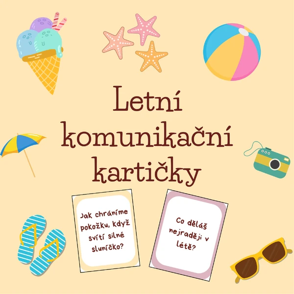 Letní komunikační kartičky