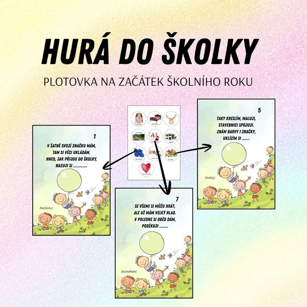HURÁ DO ŠKOLKY - plotovka pro MŠ