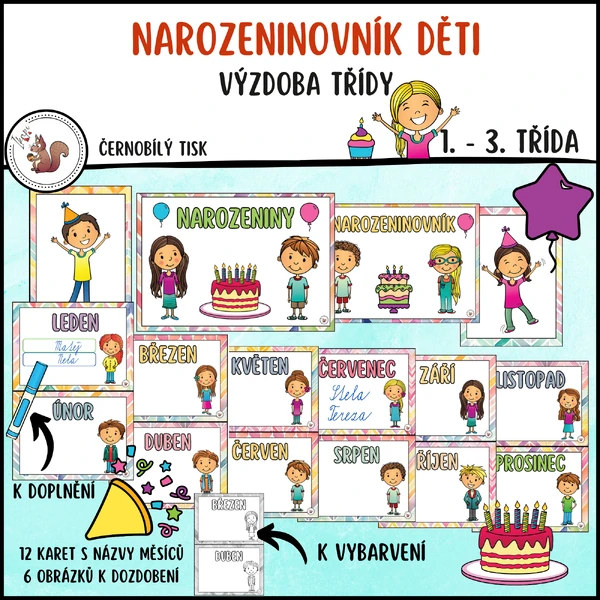 Narozeninovník děti