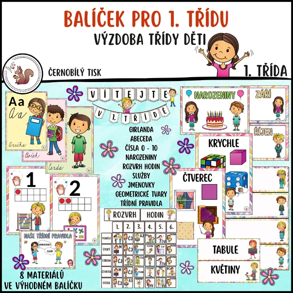 Balíček pro 1. třídu děti