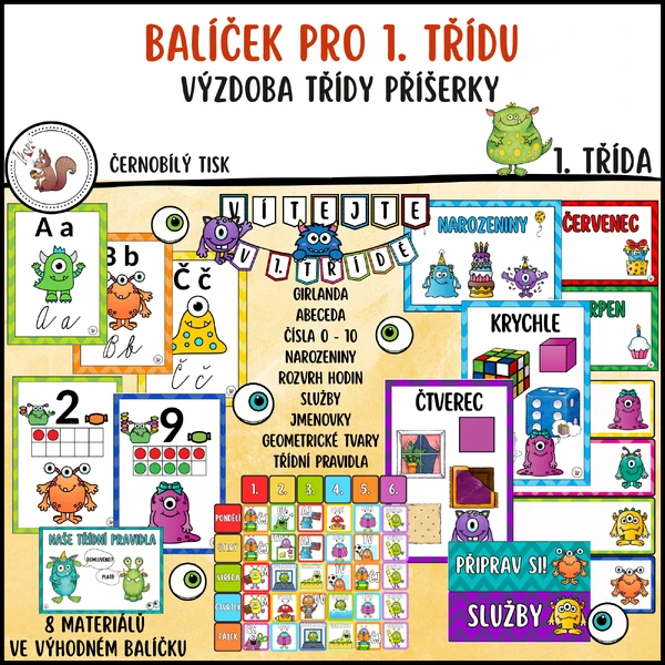 Balíček pro 1. třídu příšerky