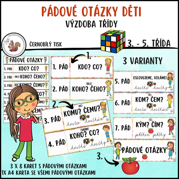 Pádové otázky děti
