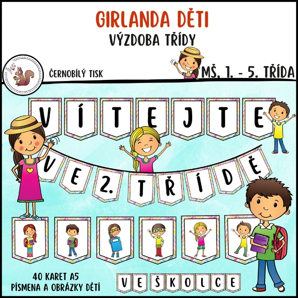 Girlanda děti